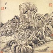 Dong Qichang DETAIL:Emulation of the Ancient Landscape Painting Album